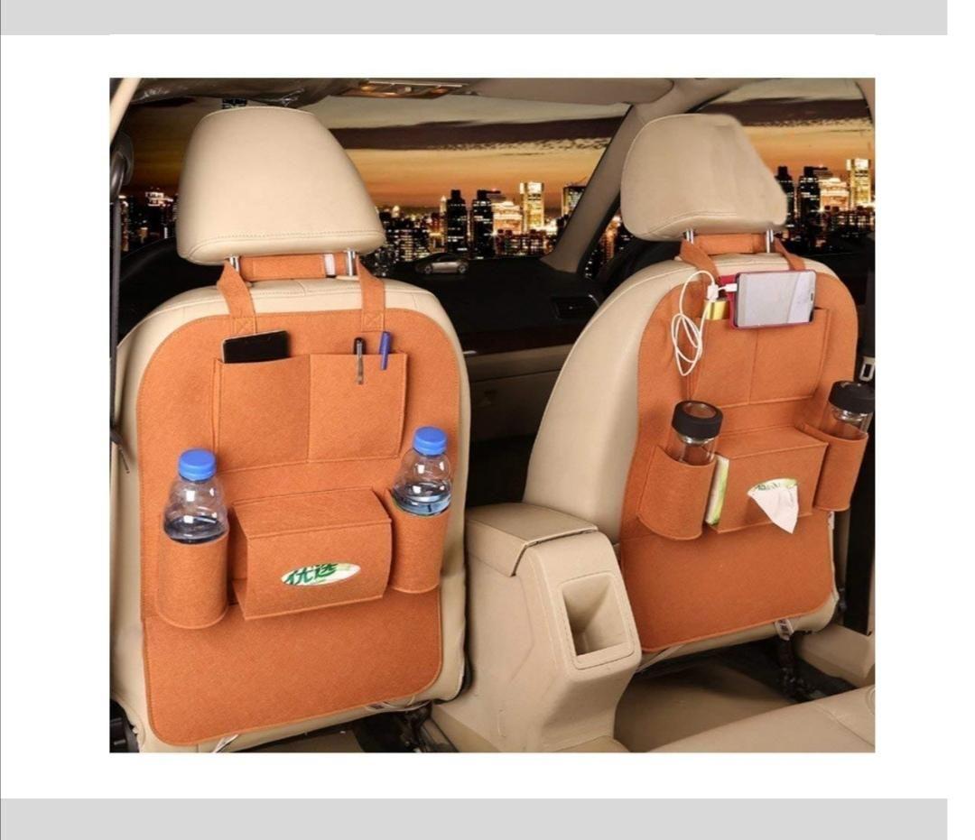 Compatible Multi-Pocket Seat Back Storage  Organizer Holders