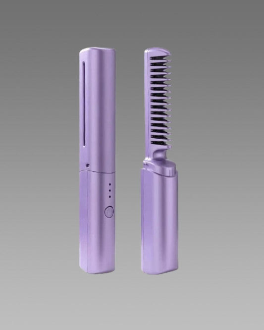Meneflix Portable Mini Hair Straightener for Quick, Cordless Styling Anywhere